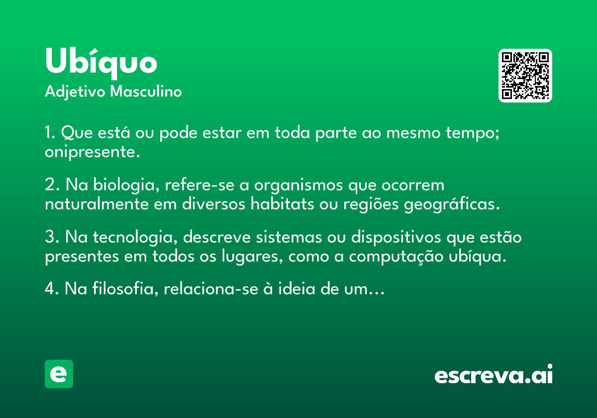 ubíquo
