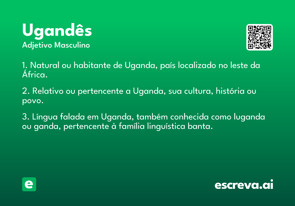 ugandês