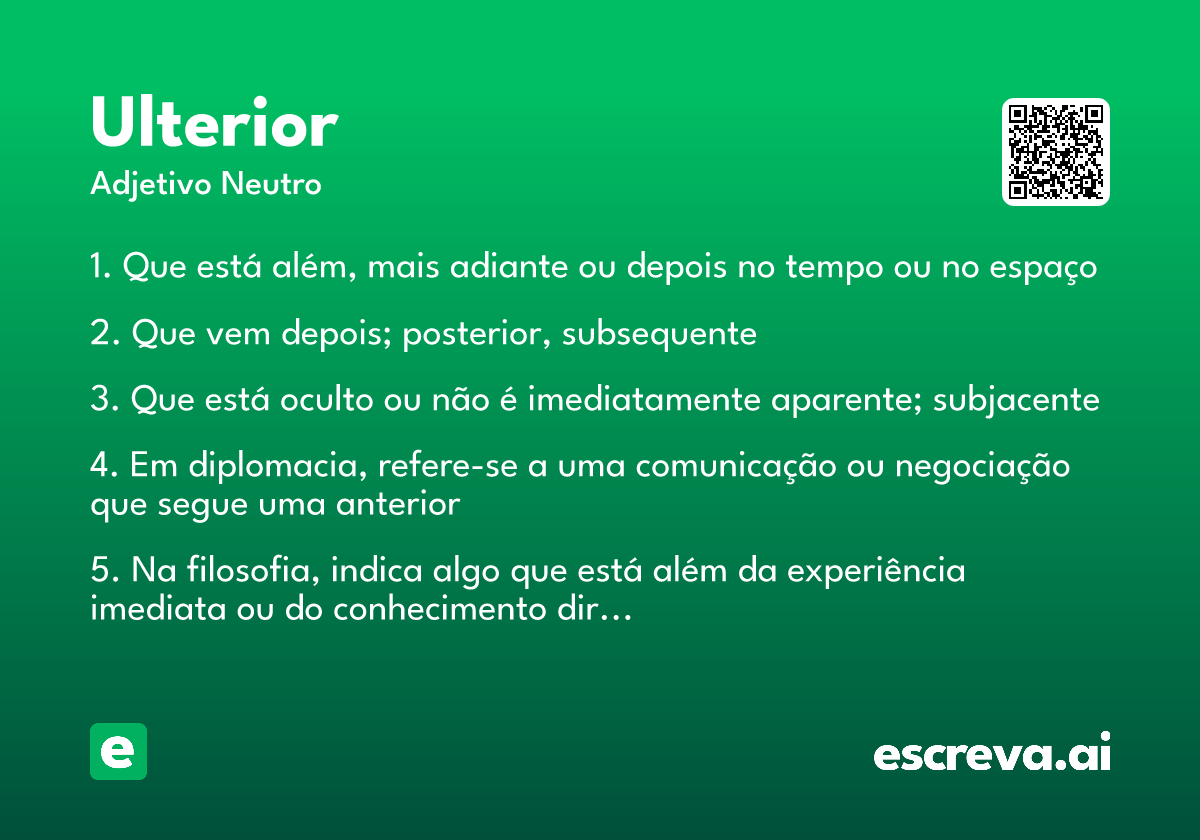 ulterior