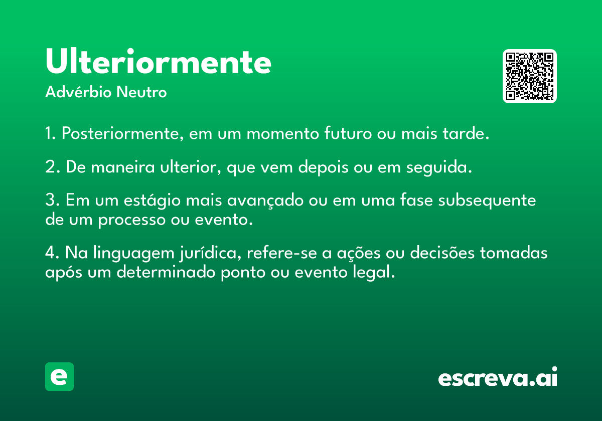 ulteriormente