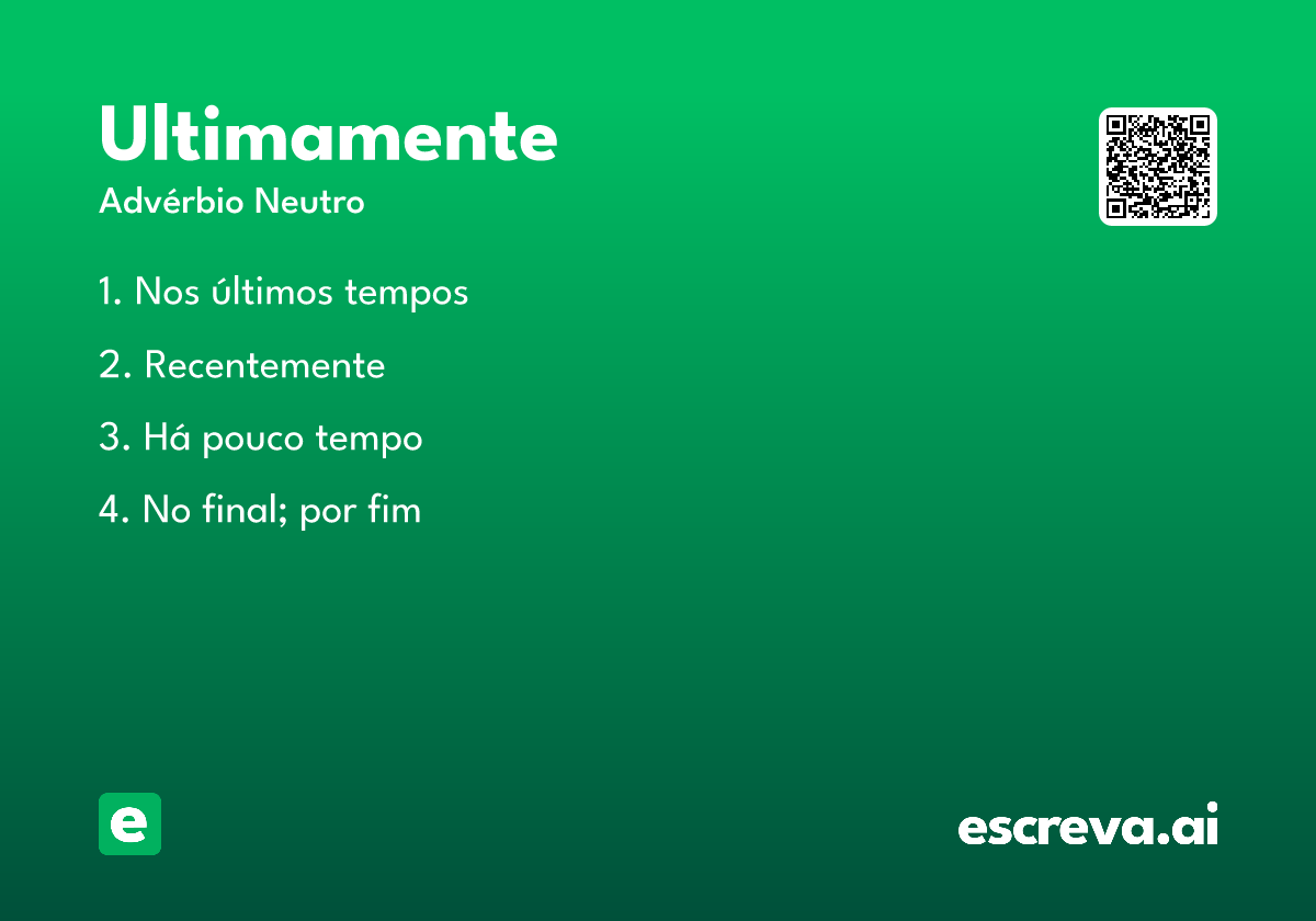 ultimamente