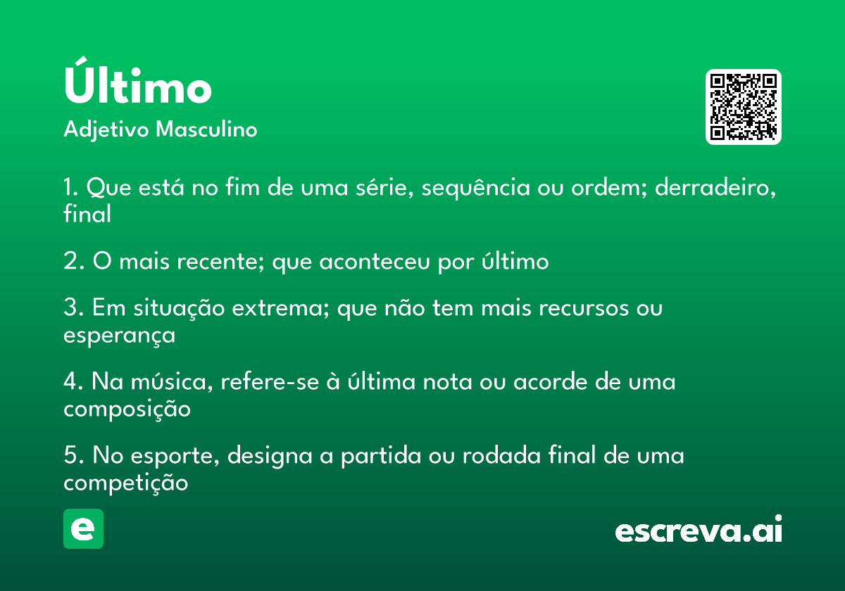 último