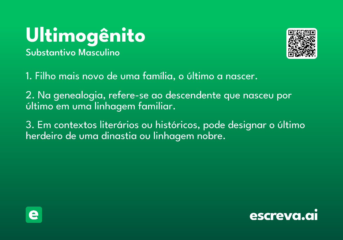 ultimogênito