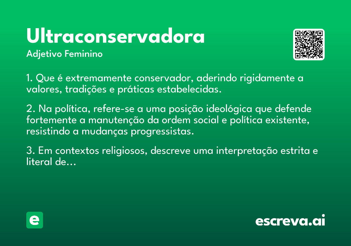 ultraconservadora