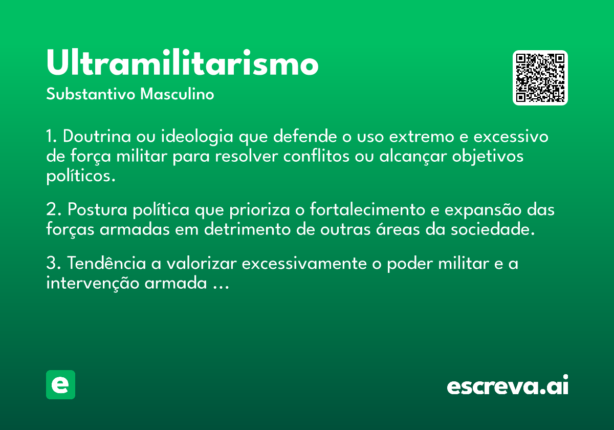 ultramilitarismo