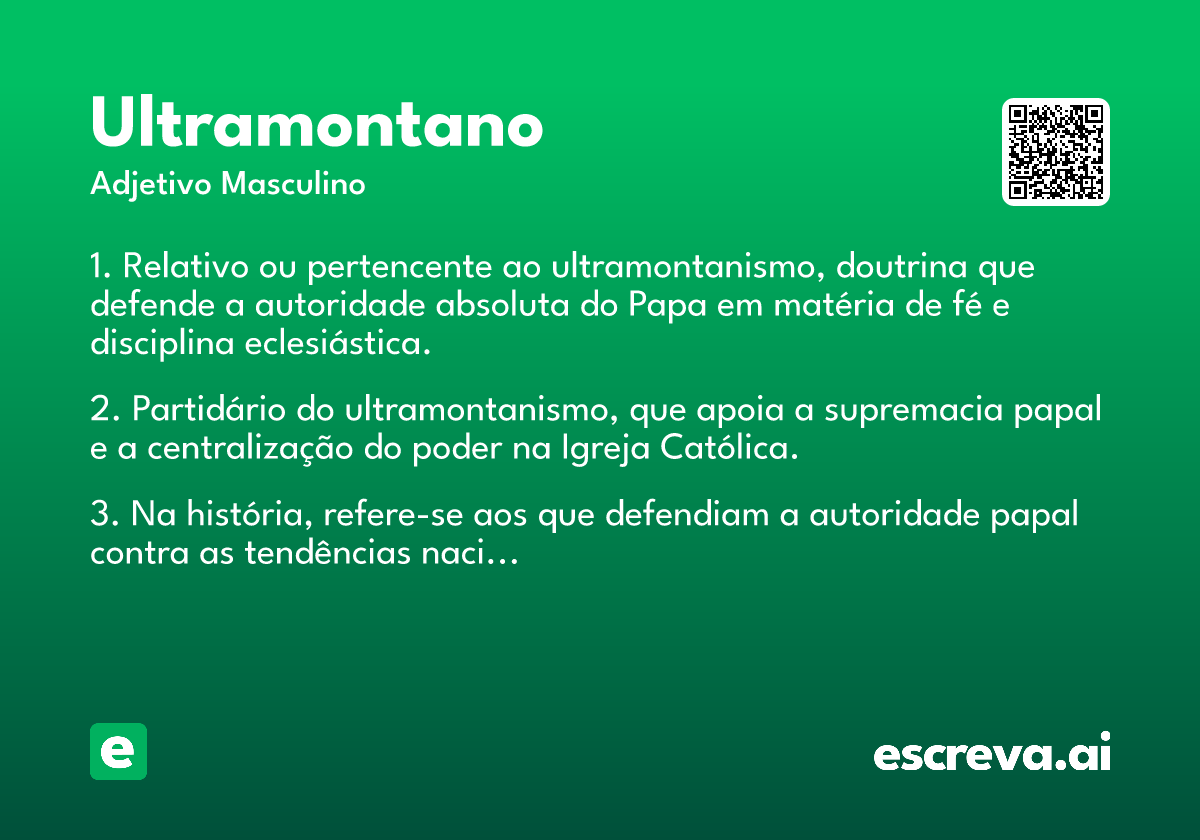 ultramontano