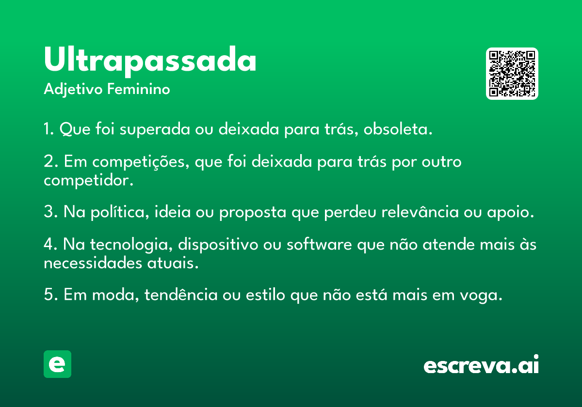 ultrapassada