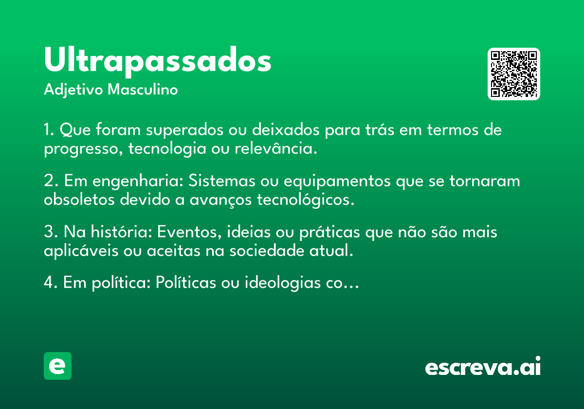 ultrapassados