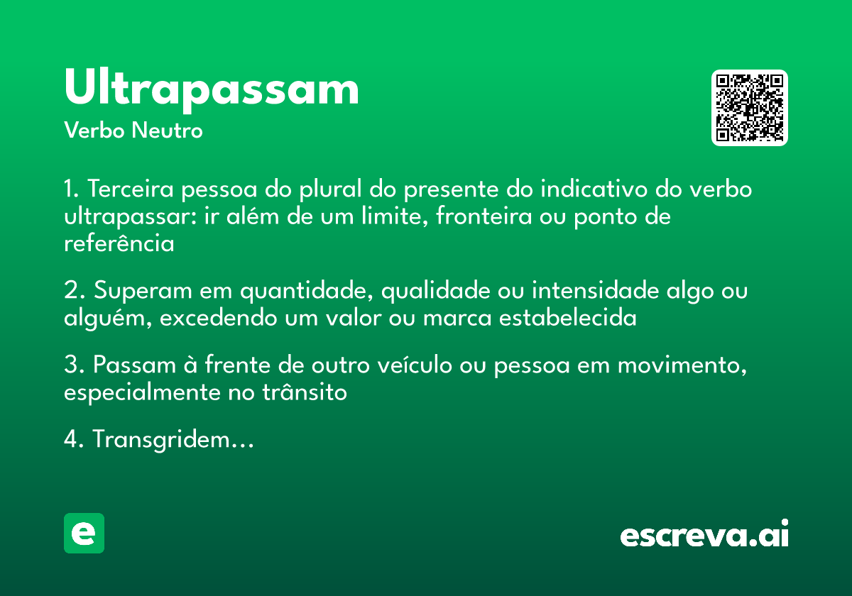 ultrapassam