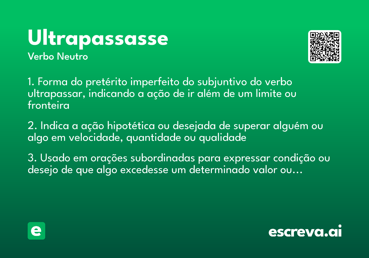 ultrapassasse