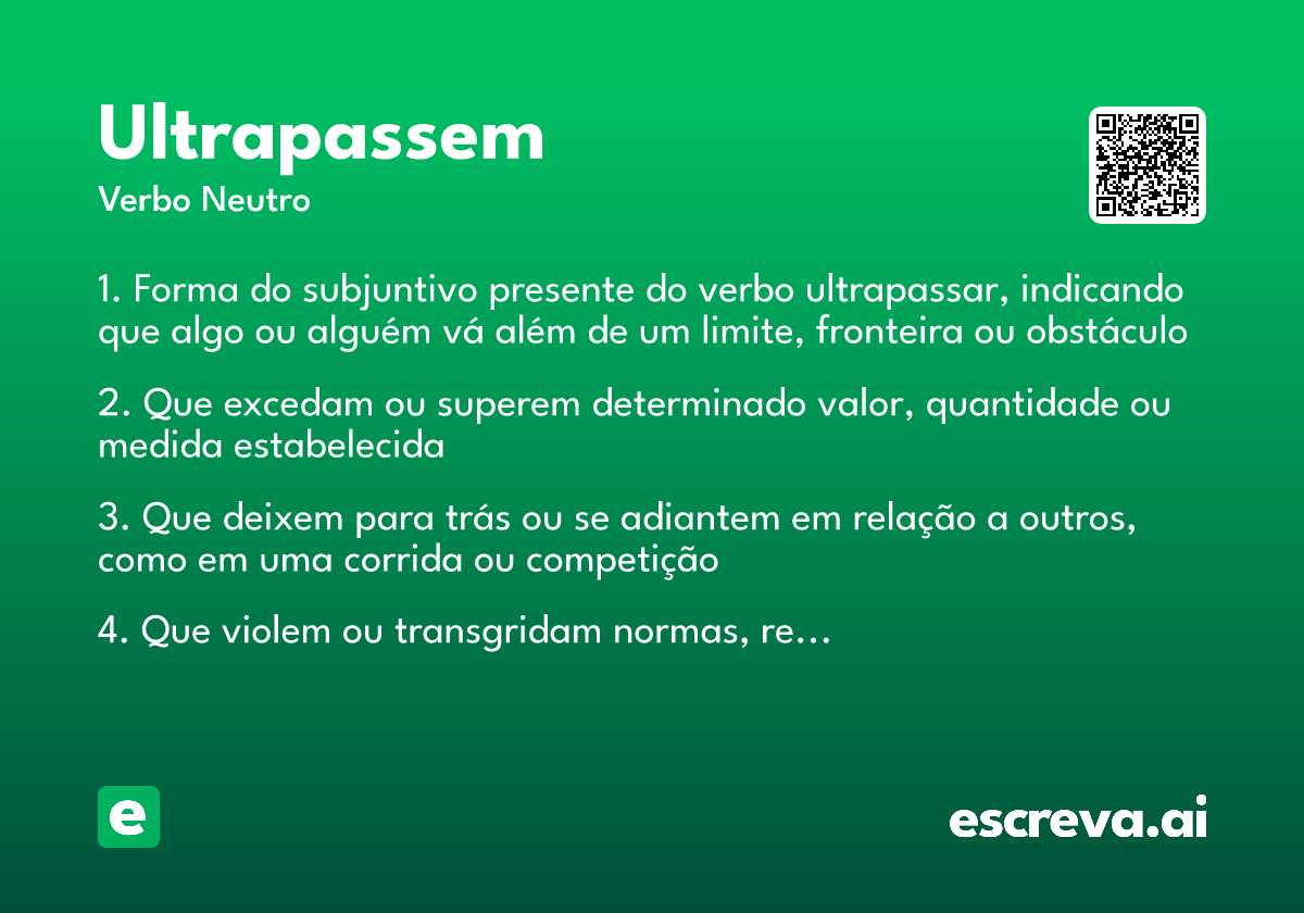 ultrapassem