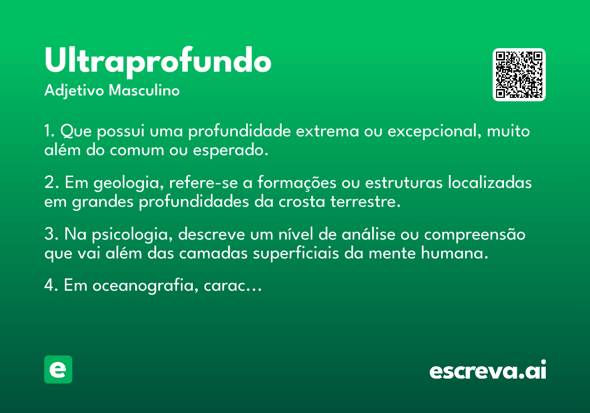 ultraprofundo