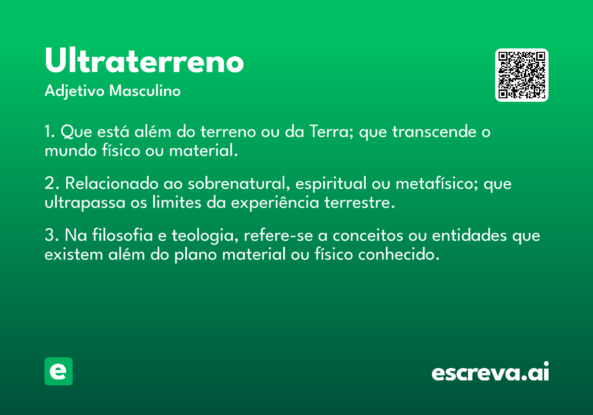 ultraterreno