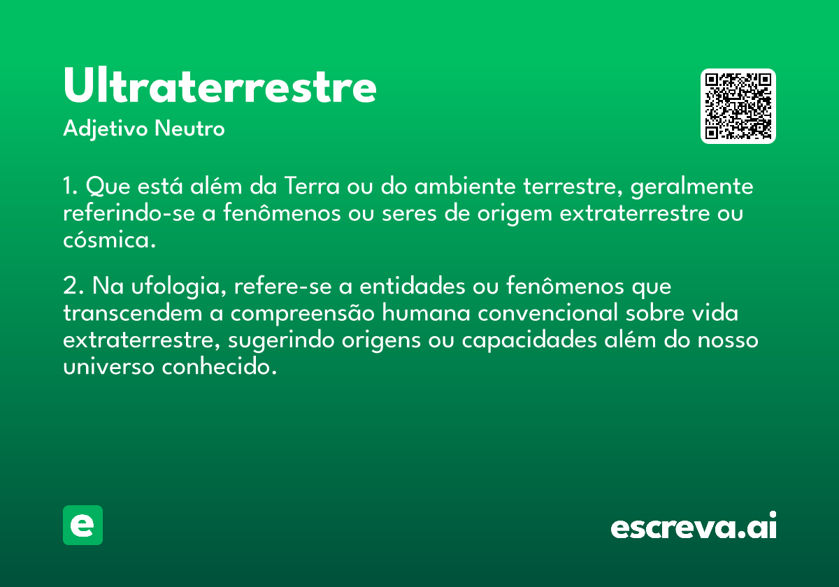 ultraterrestre