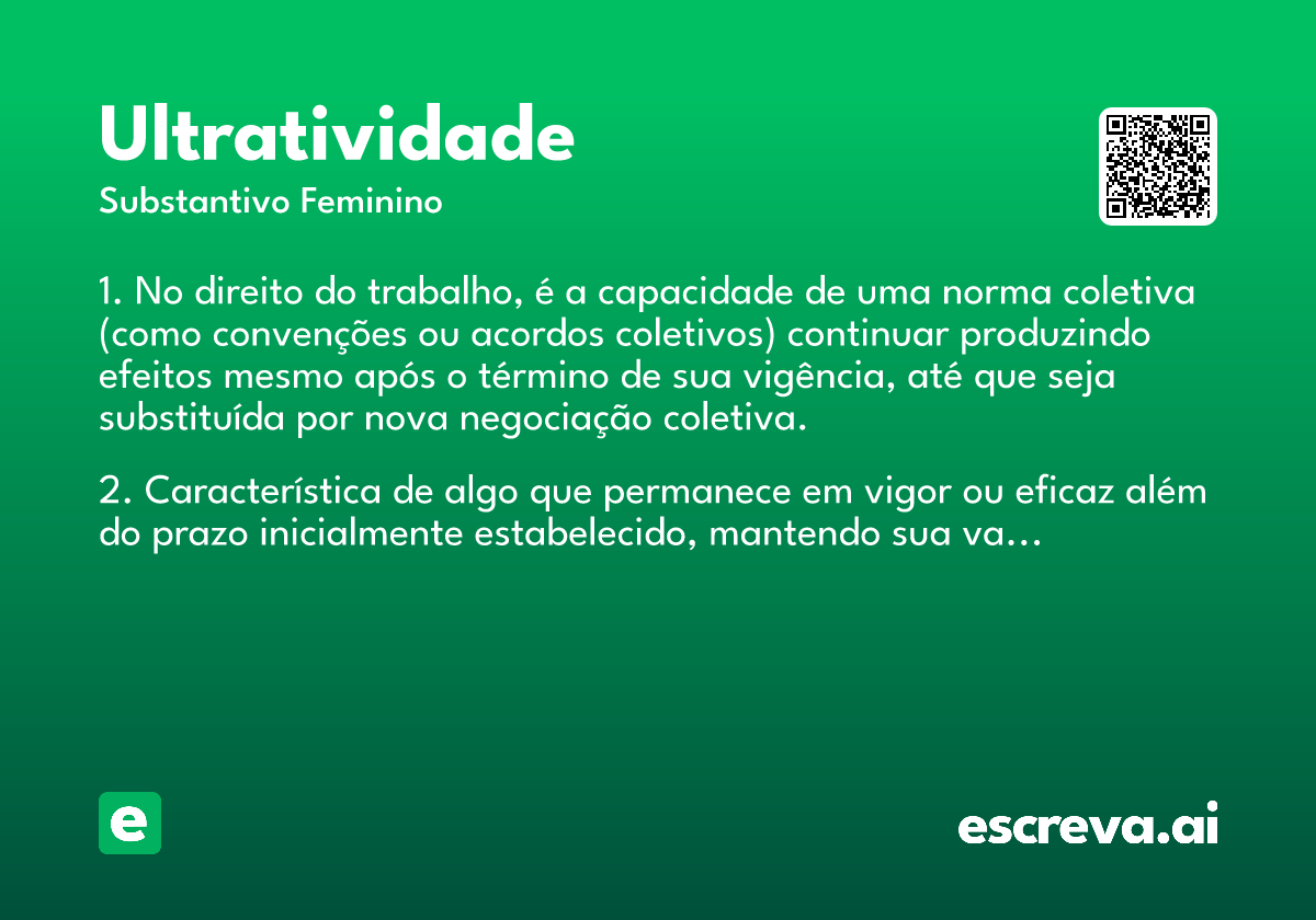 ultratividade
