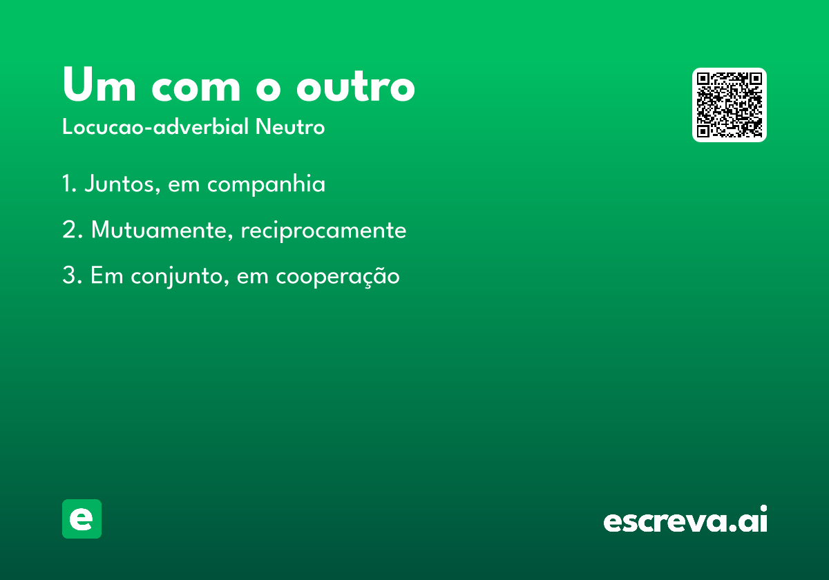 um com o outro