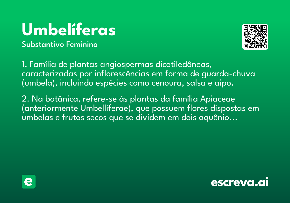 umbelíferas