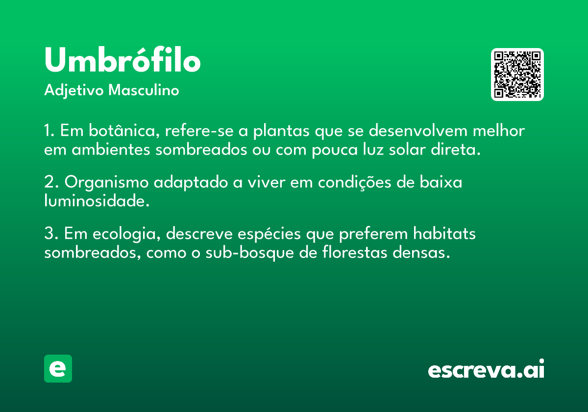 umbrófilo