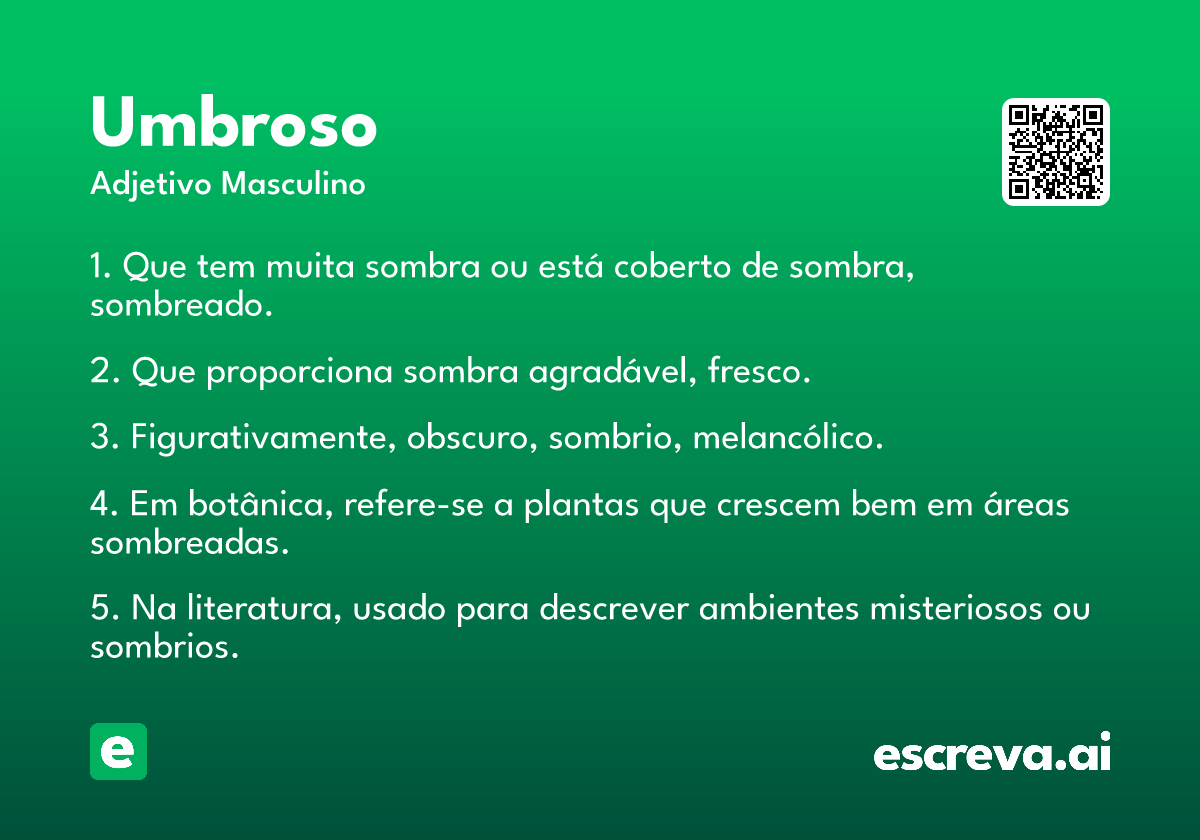 umbroso