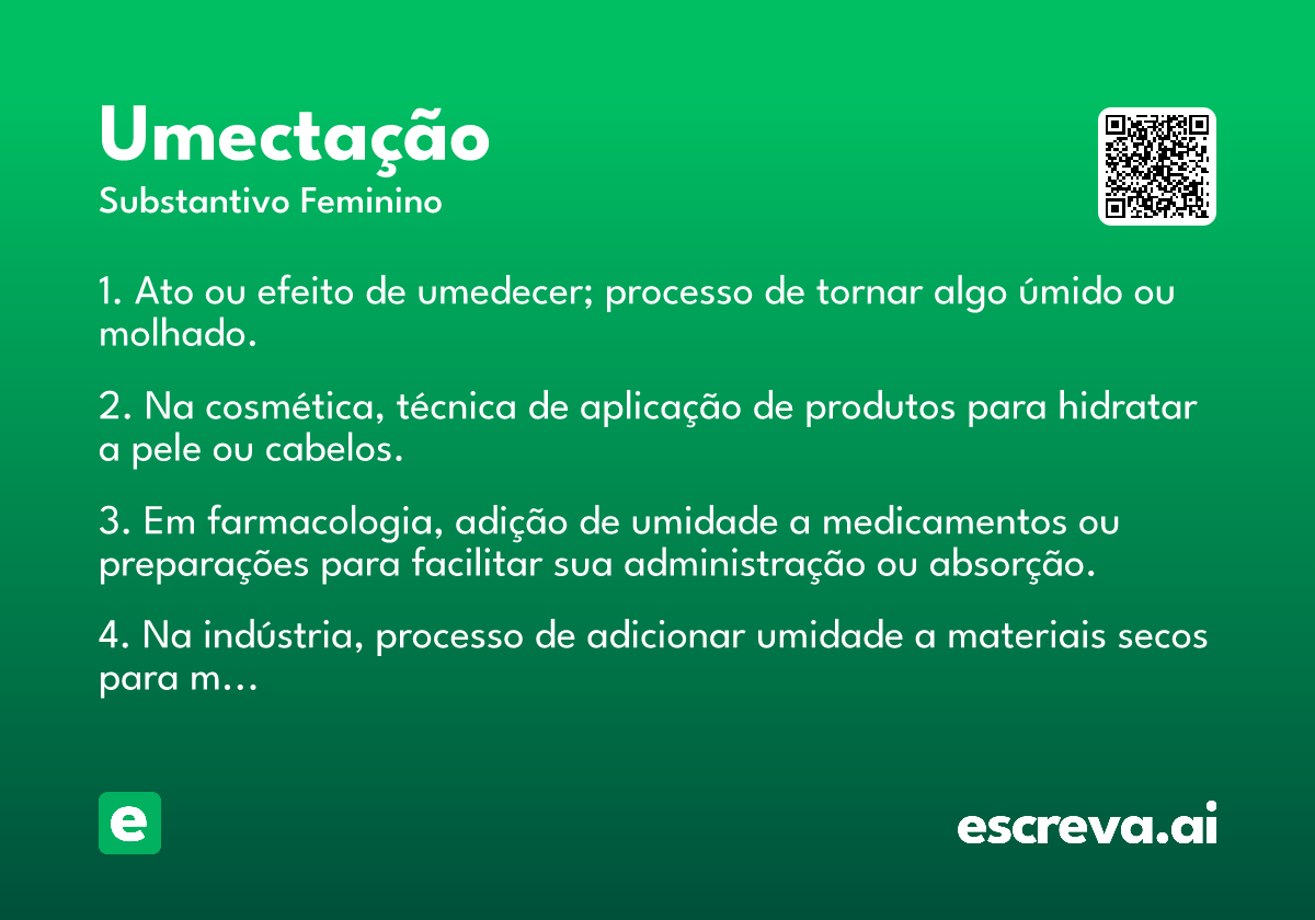 umectação