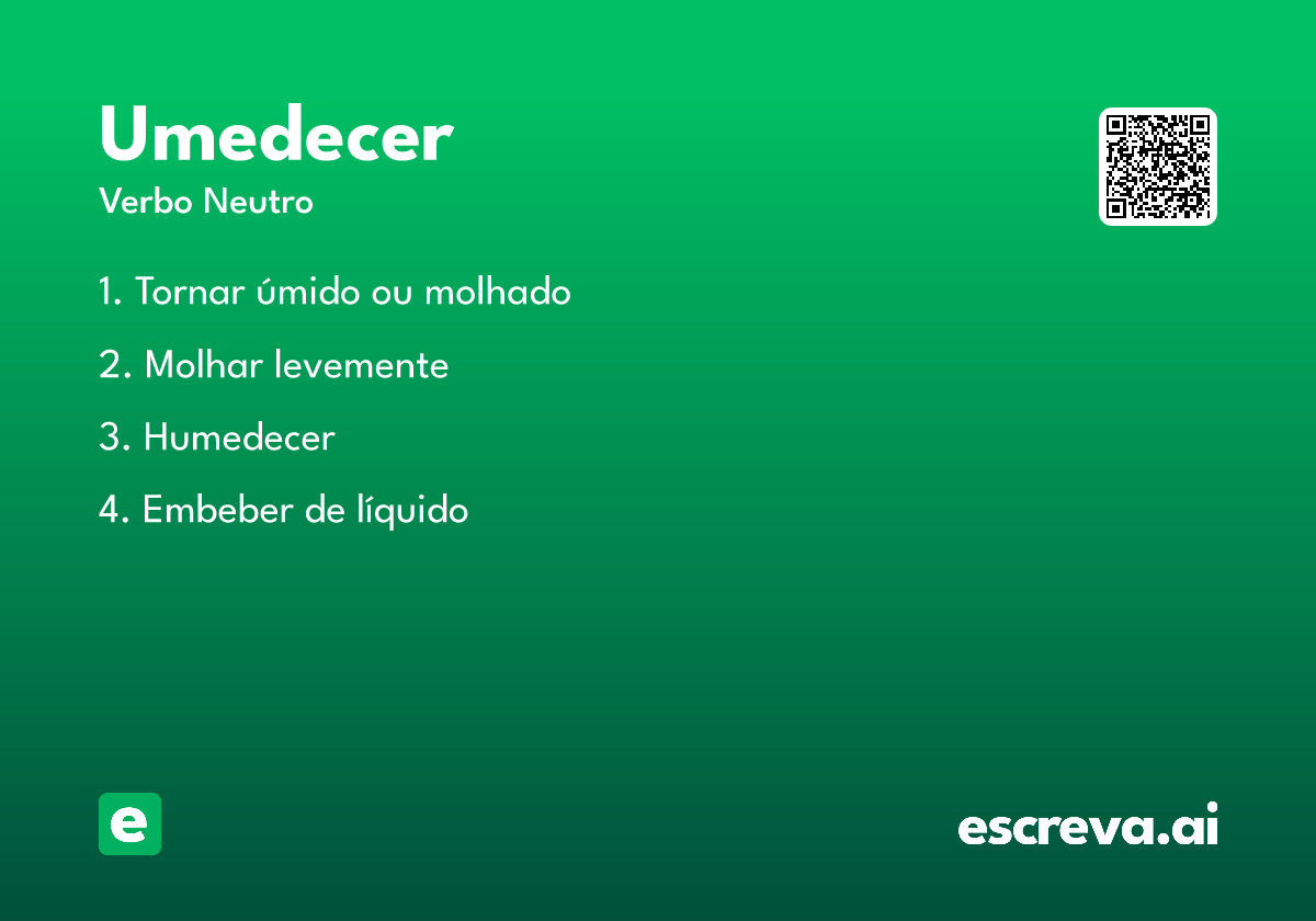 umedecer