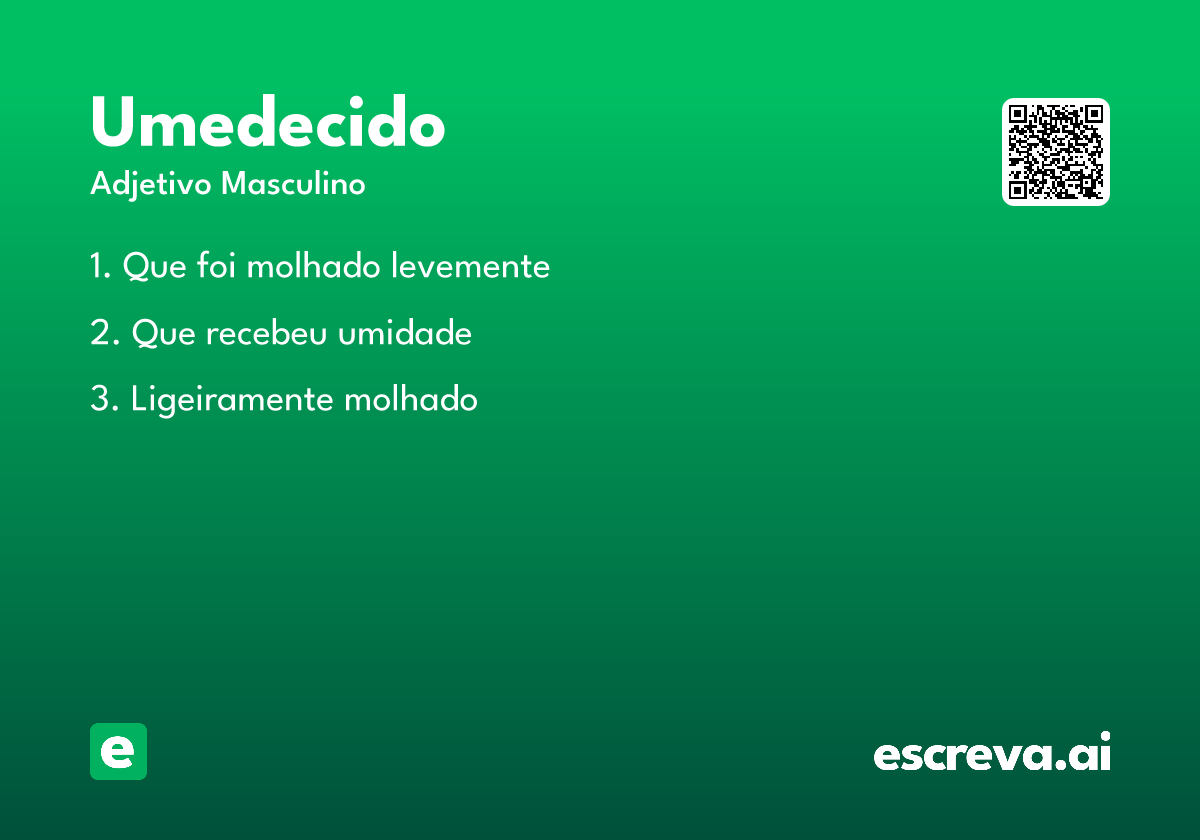 umedecido