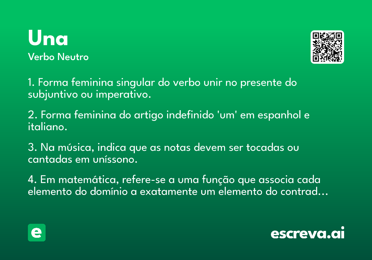 una