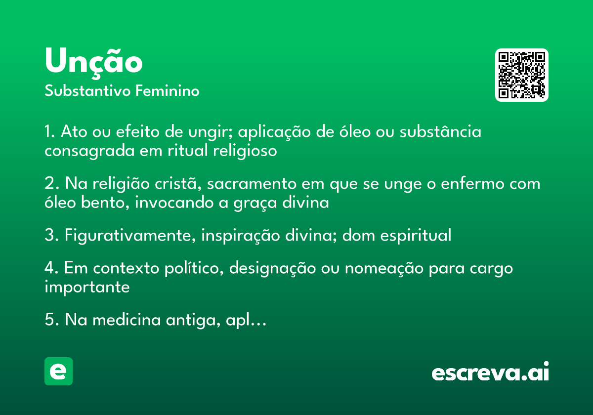 unção