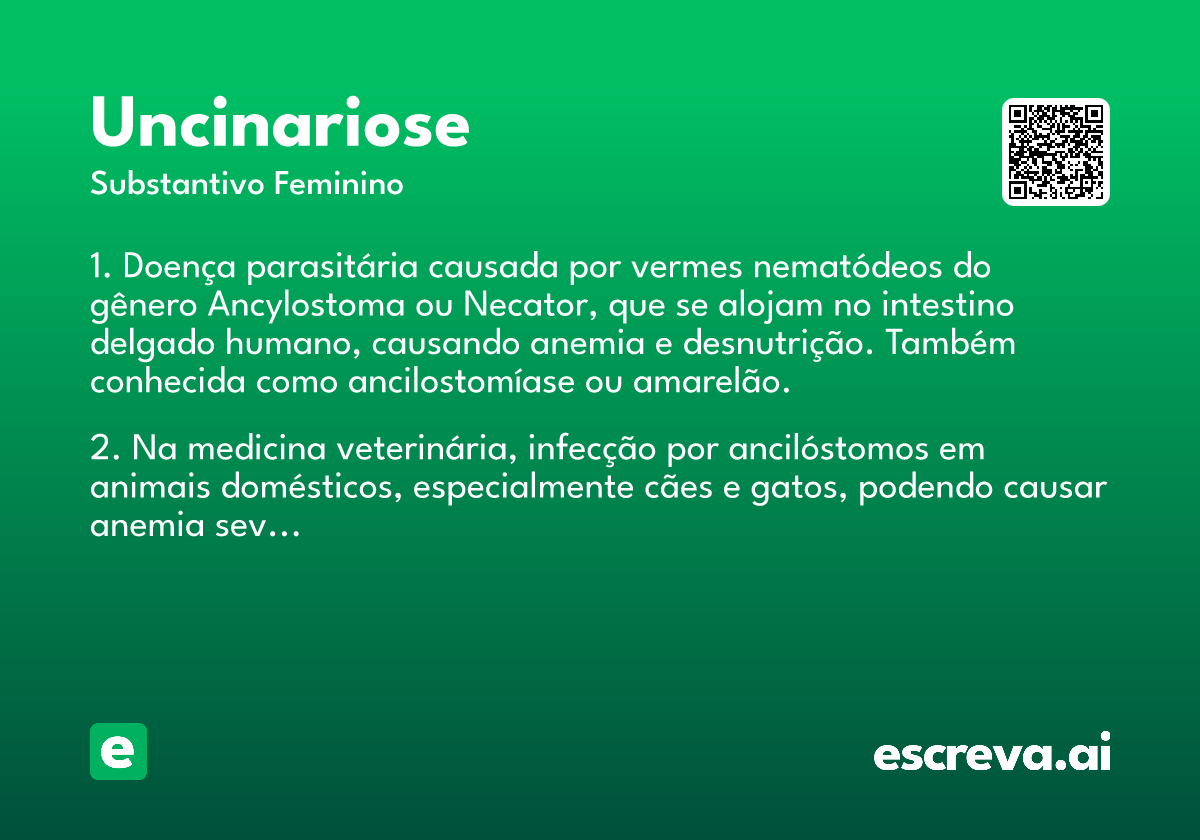 uncinariose