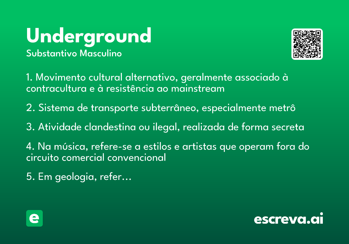 underground