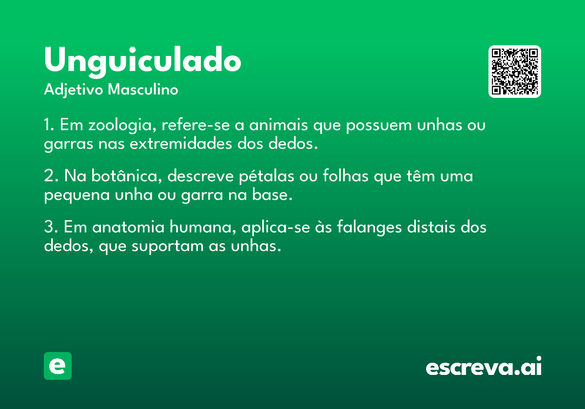 unguiculado