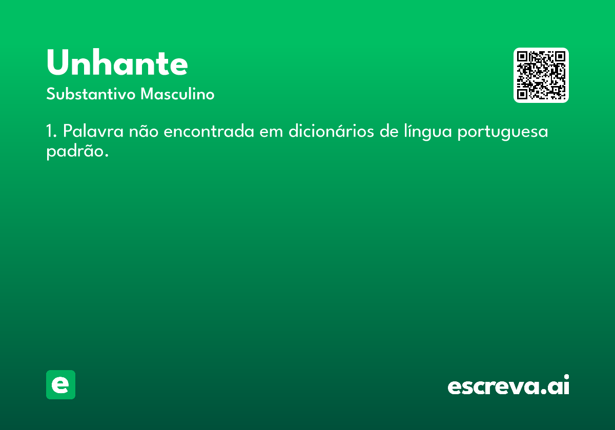 unhante