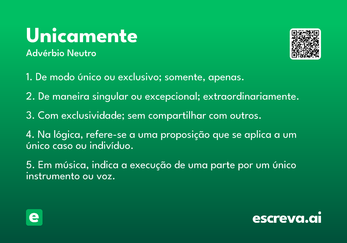 unicamente