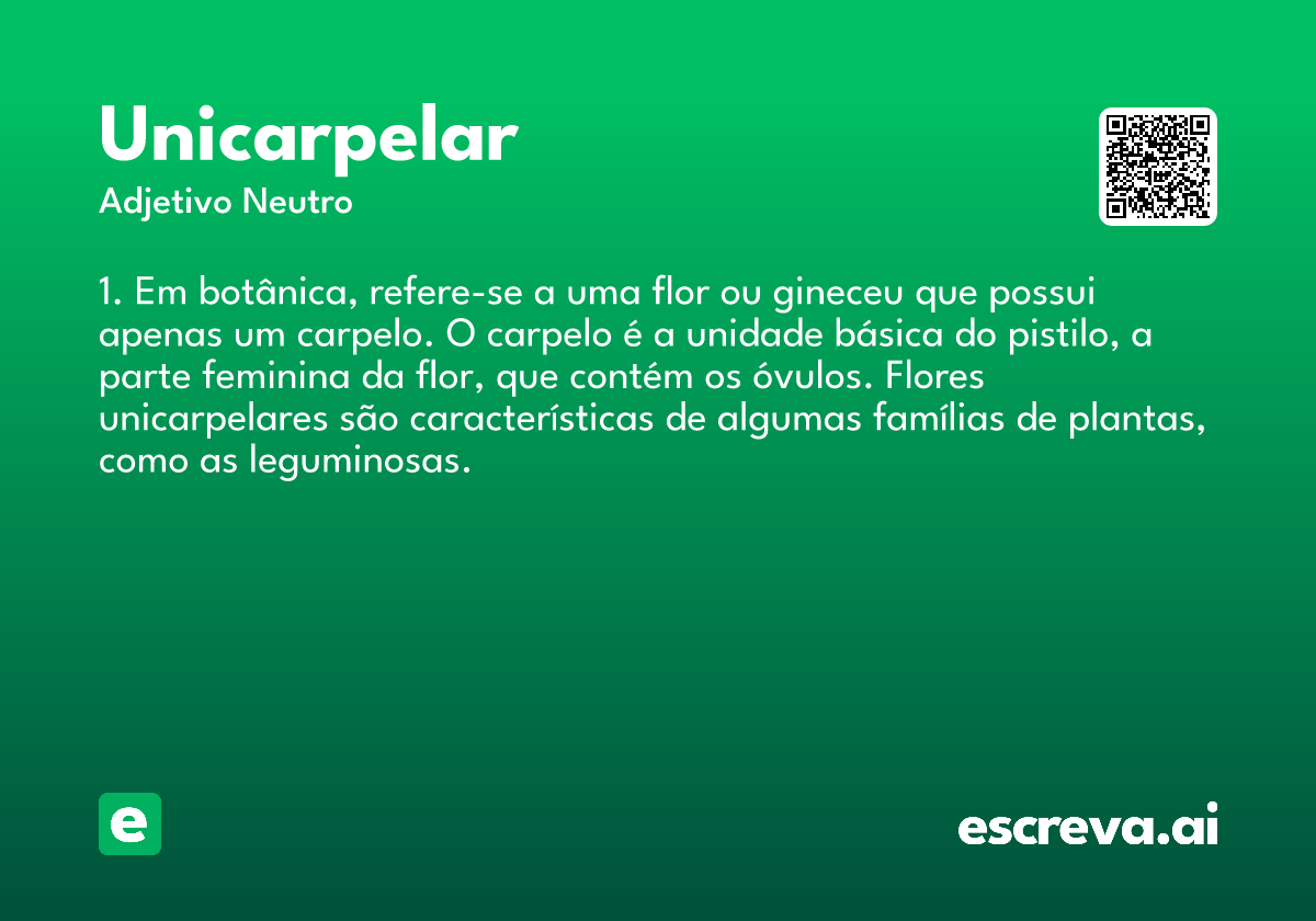 unicarpelar