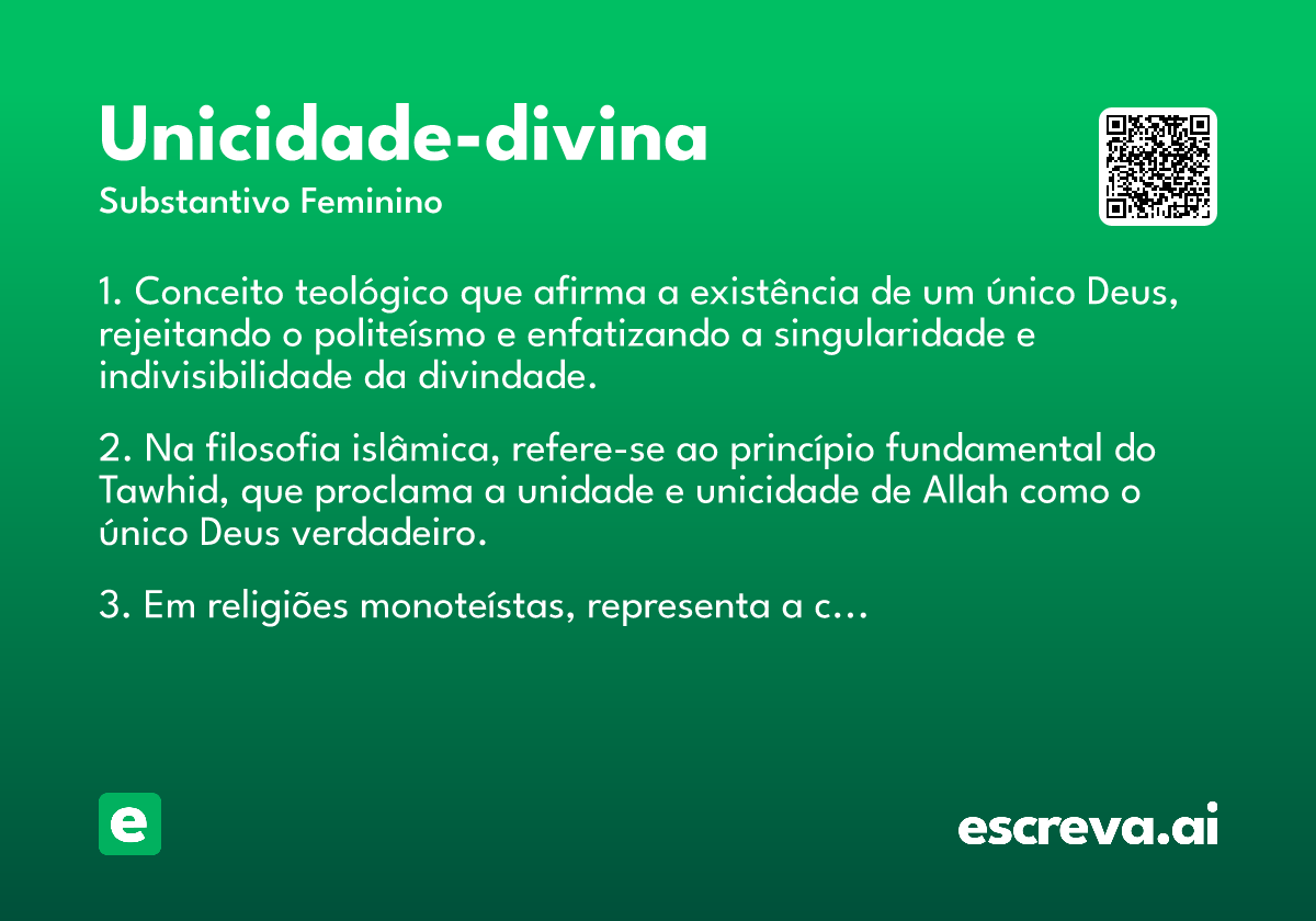 unicidade-divina