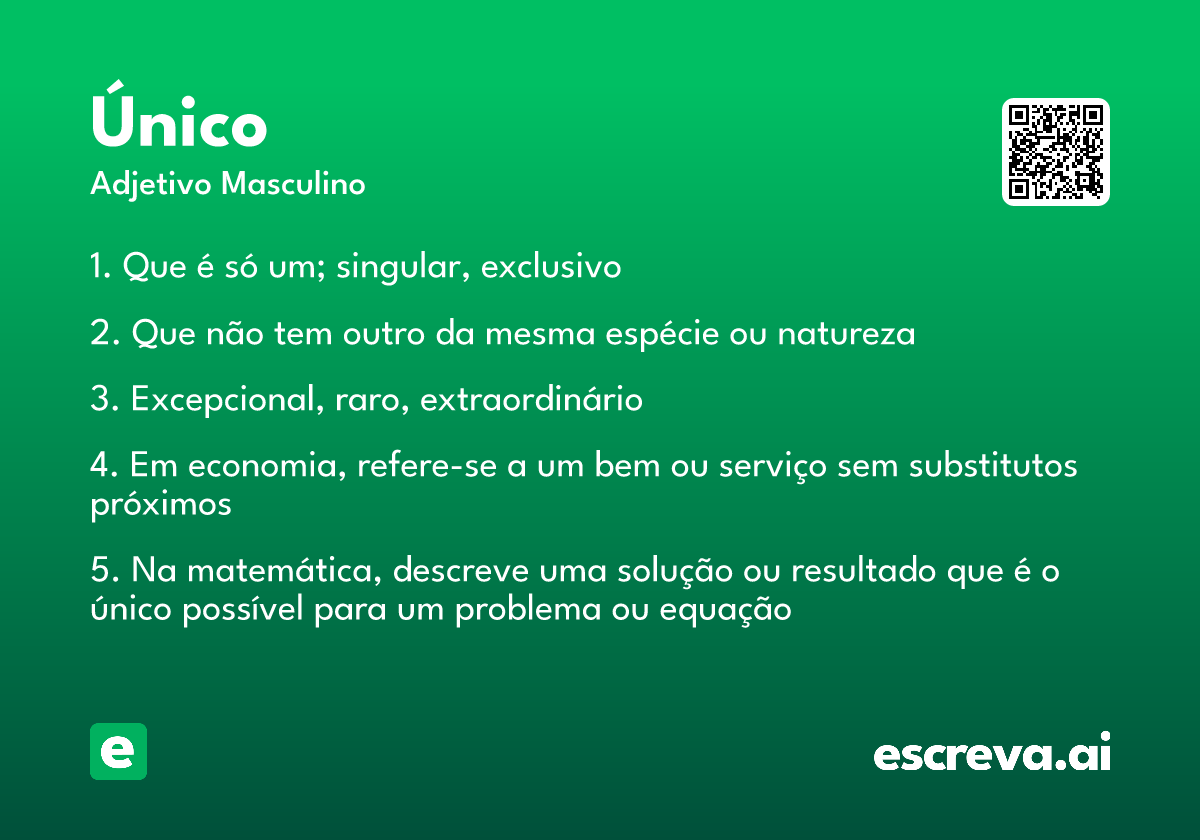 único