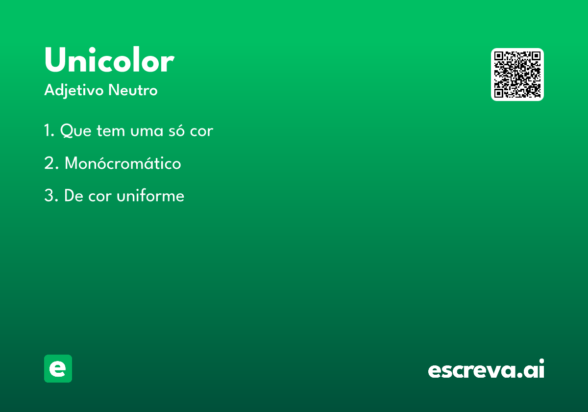 unicolor