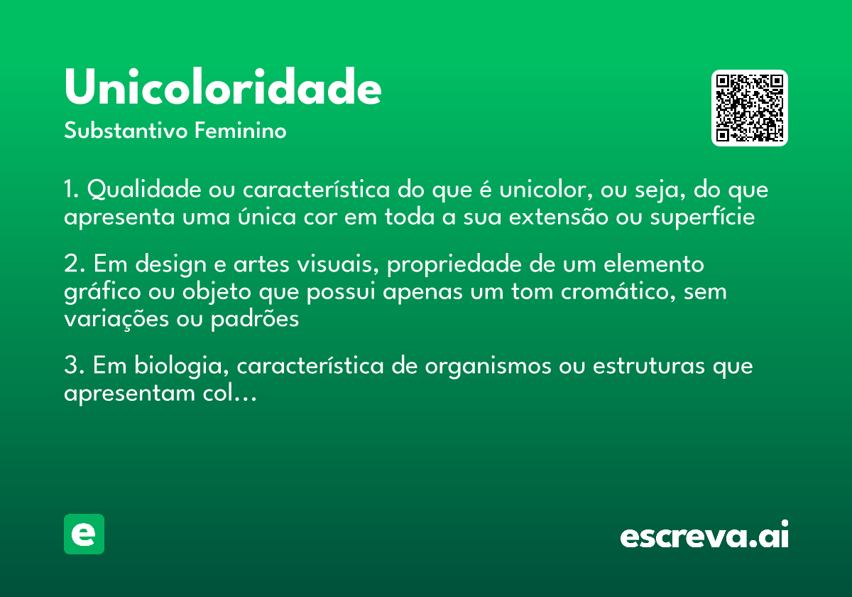unicoloridade