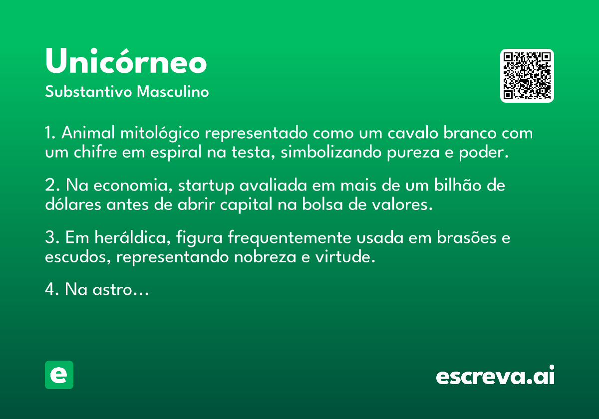 unicórneo