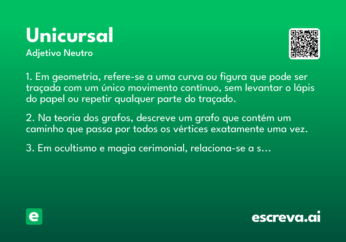 unicursal