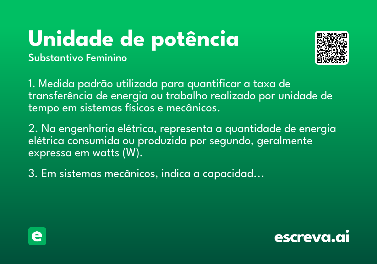 unidade de potência