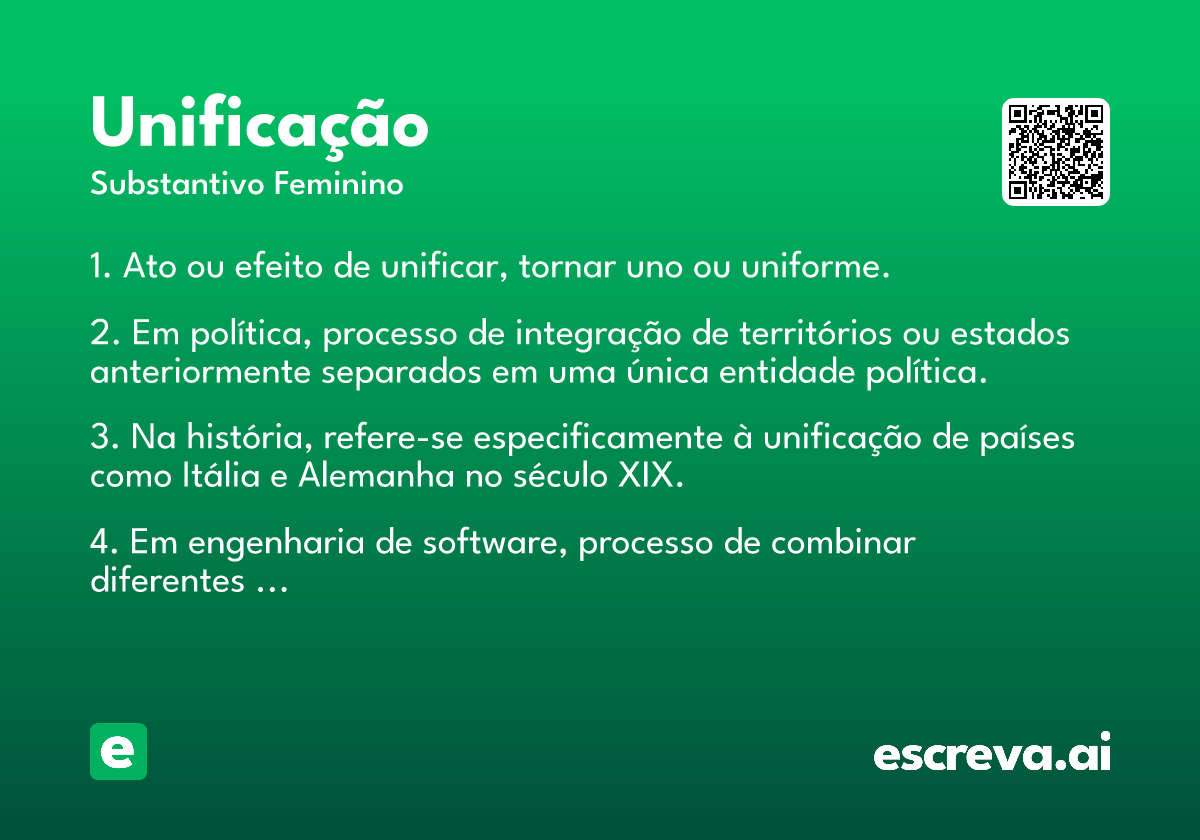unificação