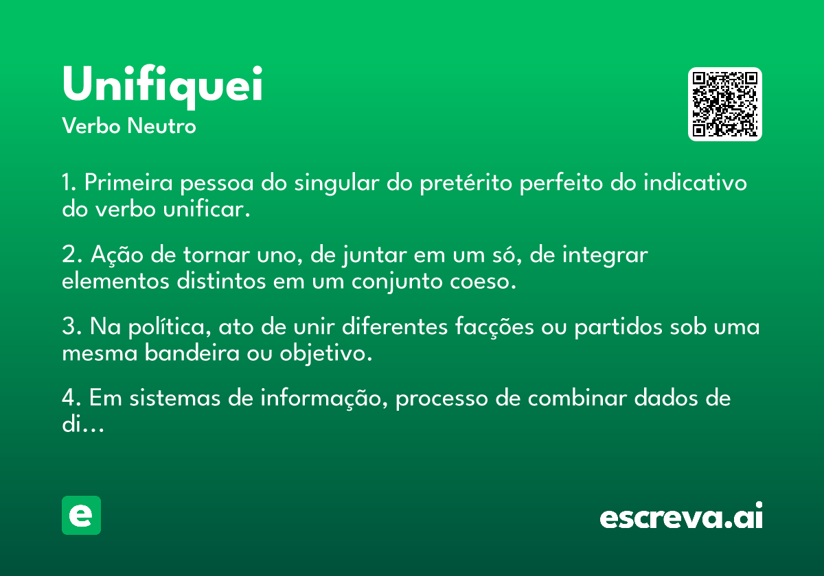 unifiquei