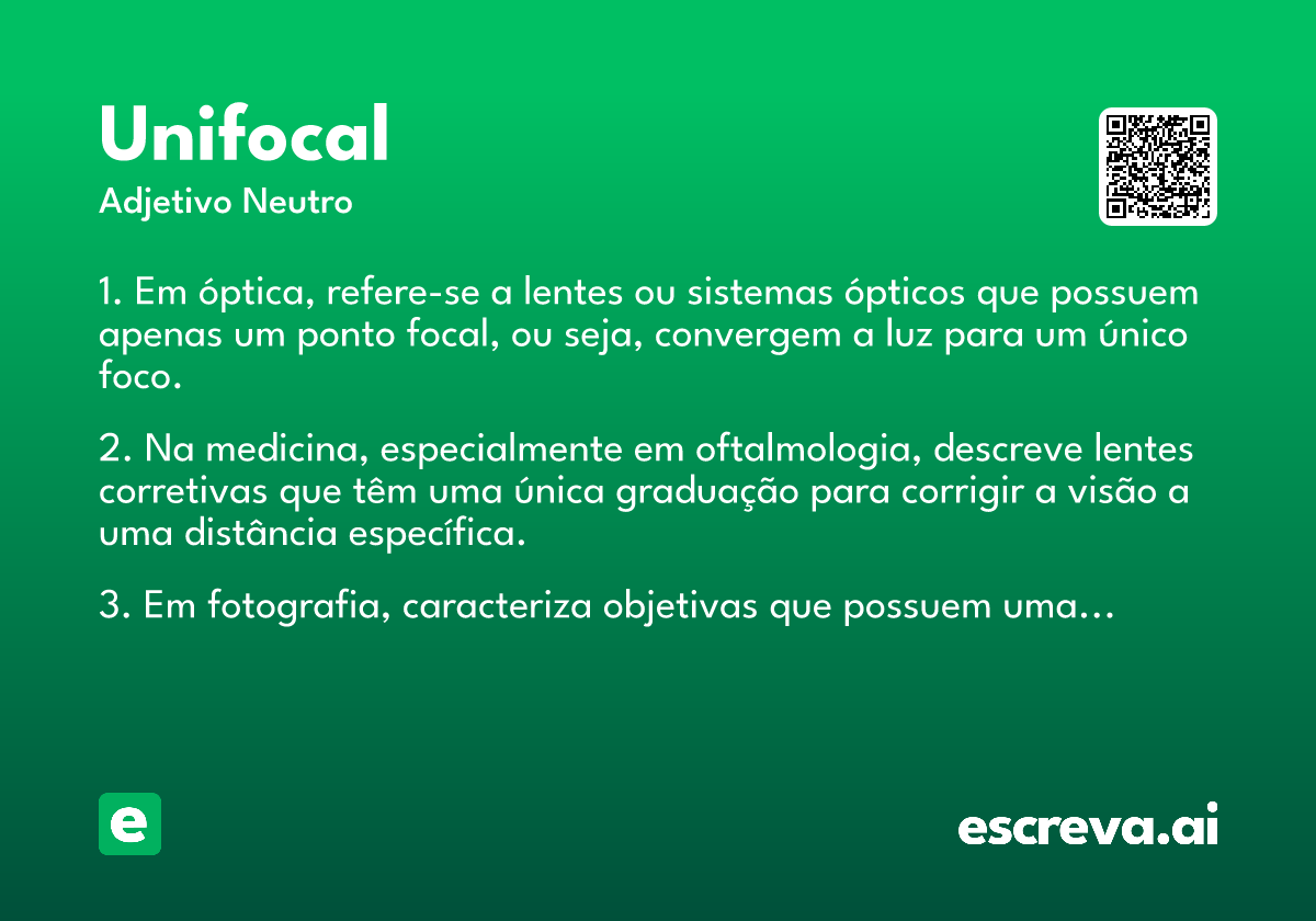 unifocal