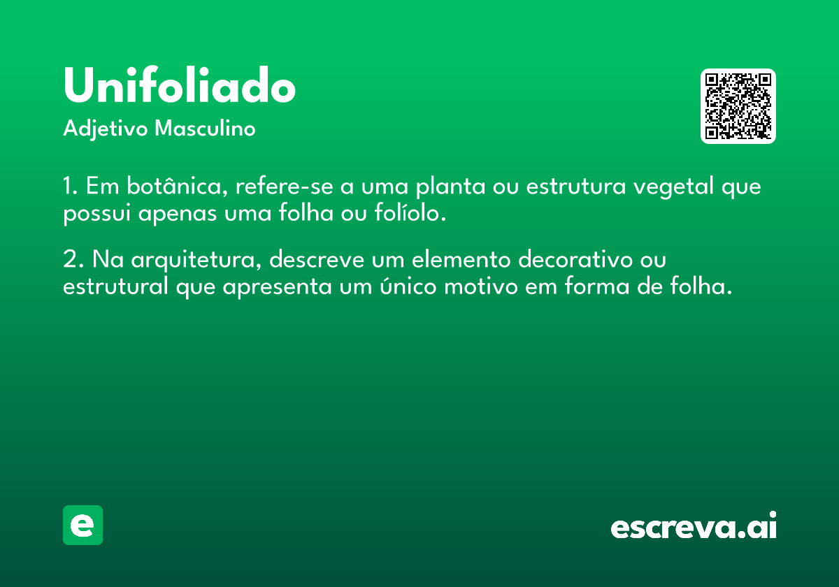 unifoliado