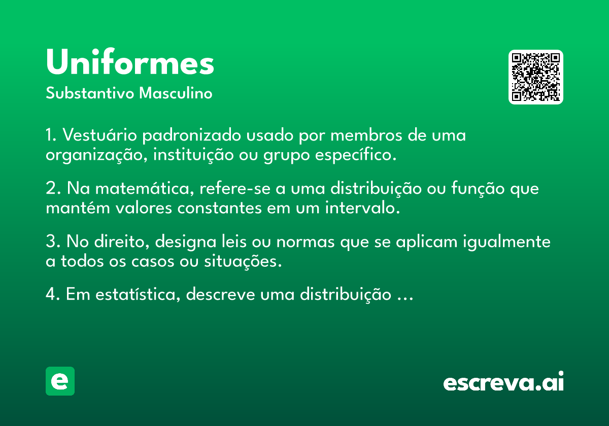 uniformes