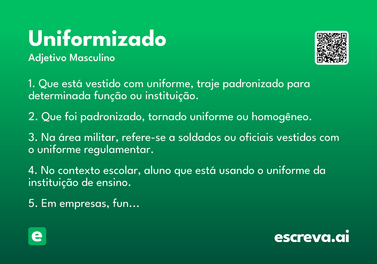 uniformizado