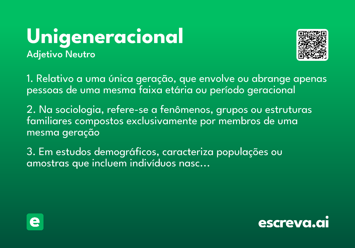 unigeneracional