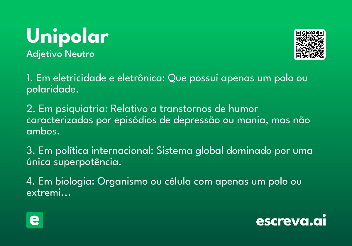 unipolar