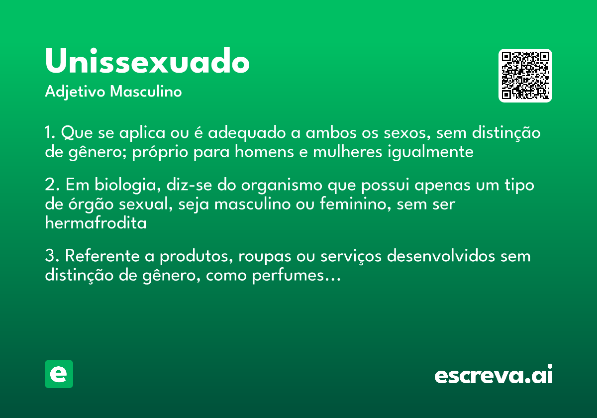 unissexuado
